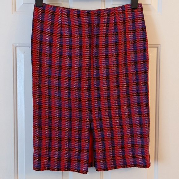 Doncaster plaid pencil skirt - Picture 5 of 6